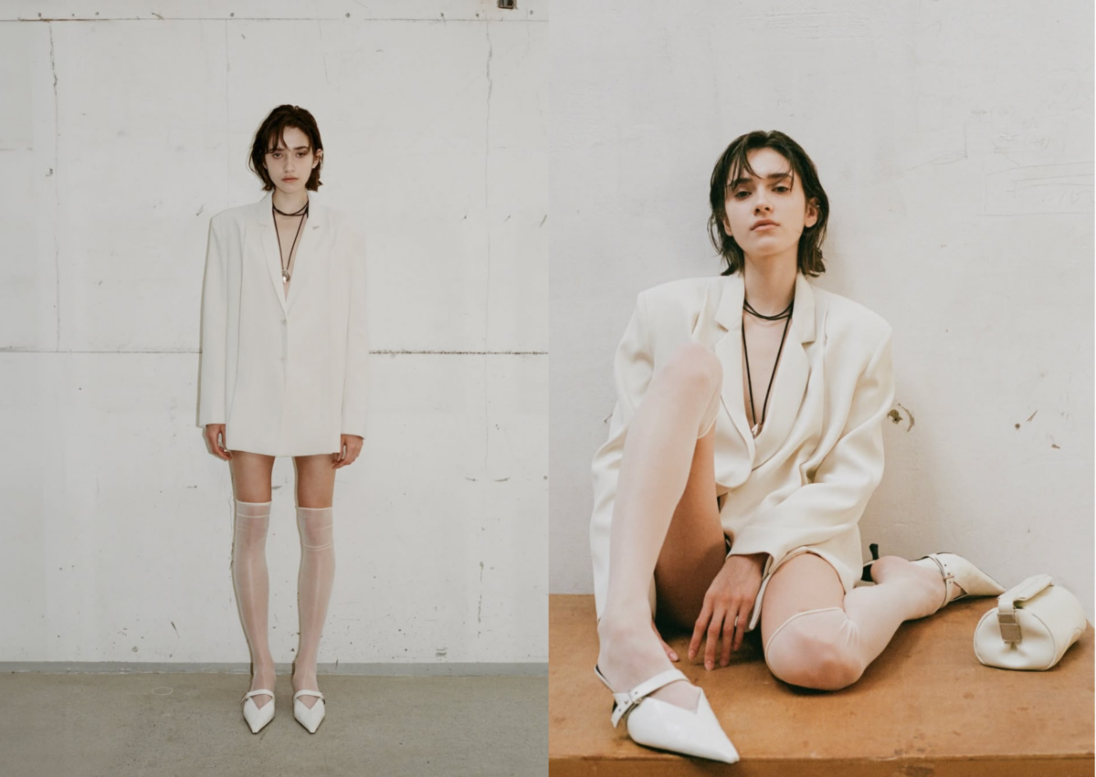 Studio Doe 垂墜感窄身西外