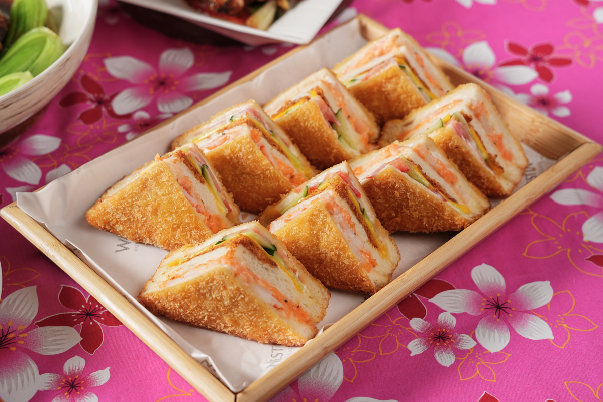 龍蝦魚子醬三明治