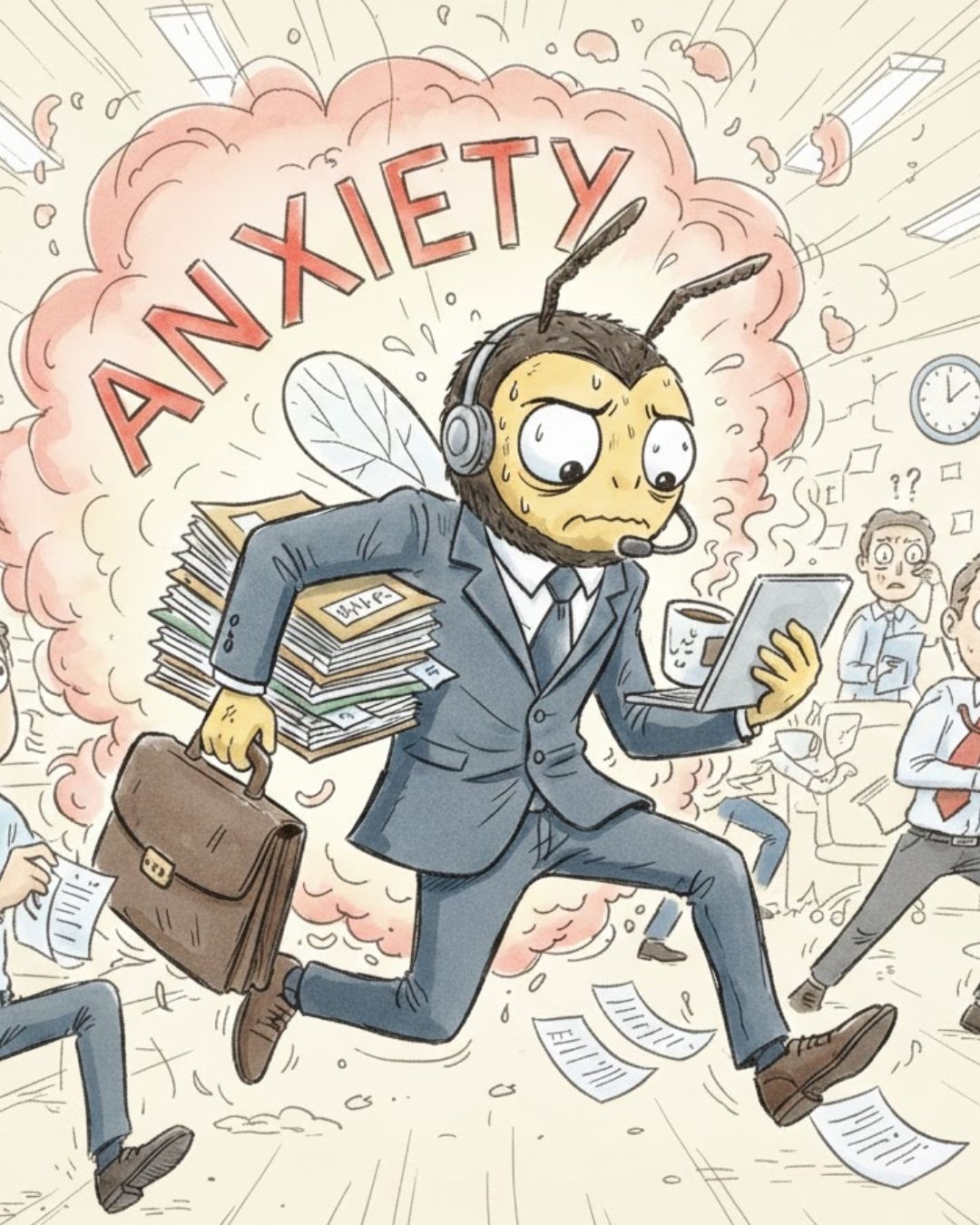 蜜蜂型同事是辦公室焦慮製造機。