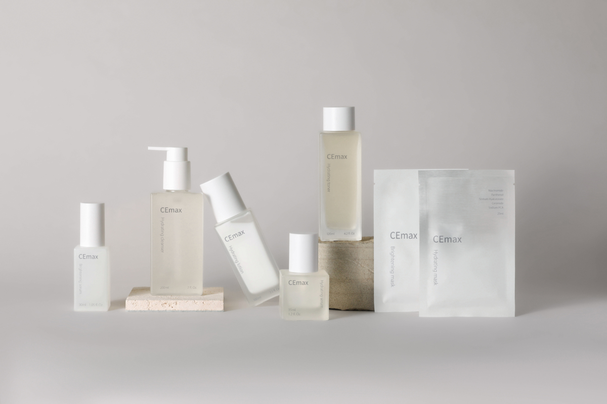 CEmax 全系列產品，無香精、無動物性成份、無添加人工色素、無parabens防腐劑、為GMP認證⼯廠