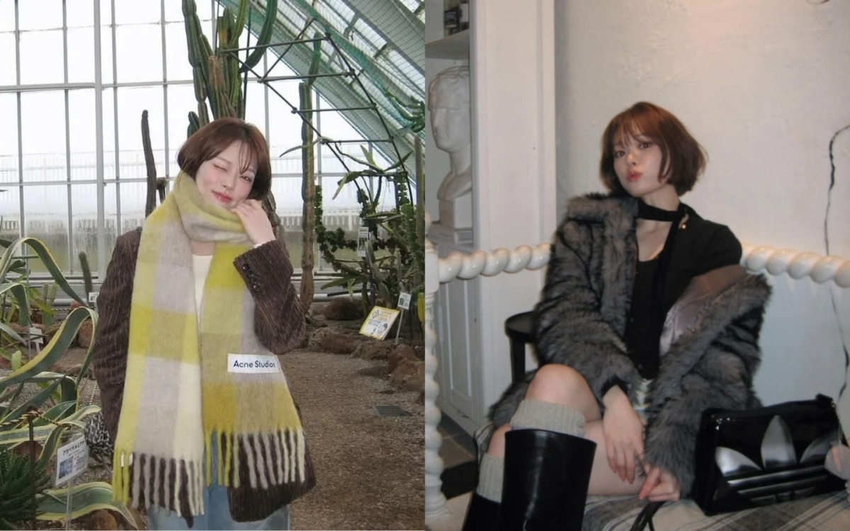 允寧留著個性短髮，擁有一張清新的臉孔。