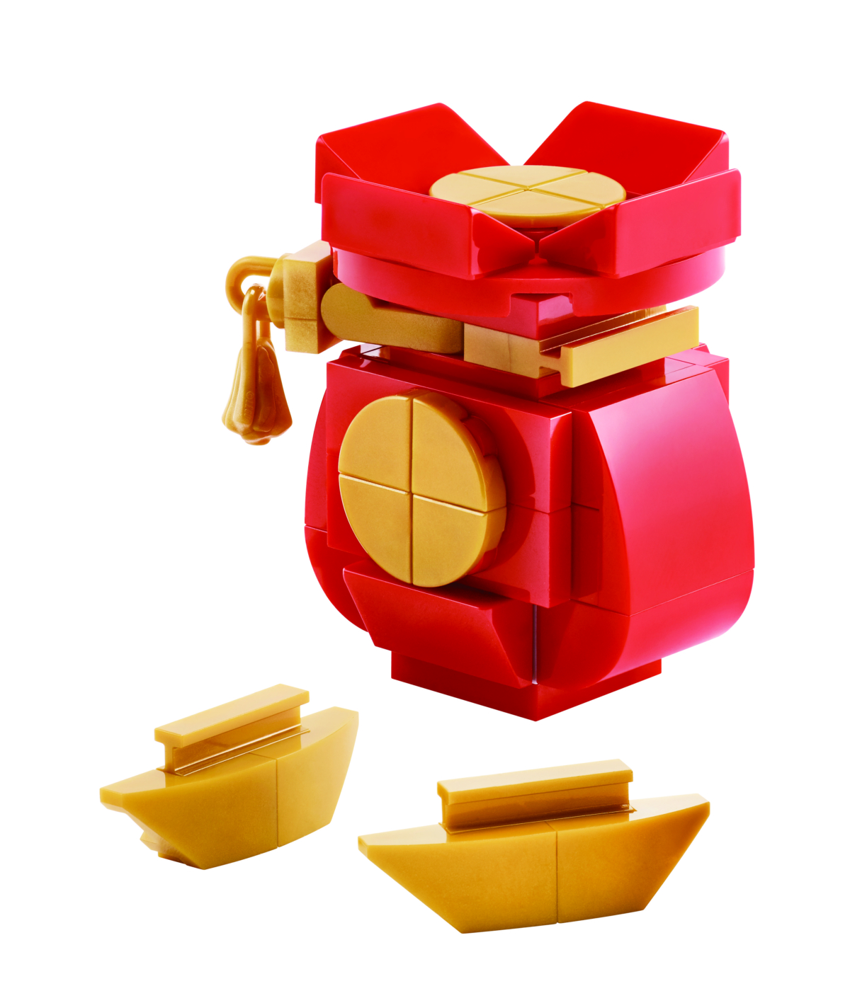 0123-0222會員加碼全館指定消費(含樂高快閃店發票)滿3000元再贈「樂高®招財錢袋積木組」