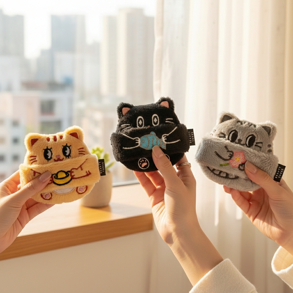 永和三美人 喵粉引力蜜粉撲