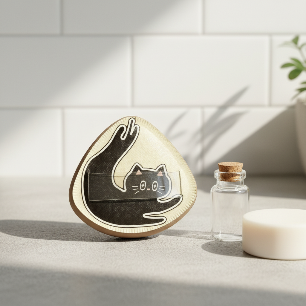 永和三美人 喵粉引力舒芙蕾粉撲，NT$139