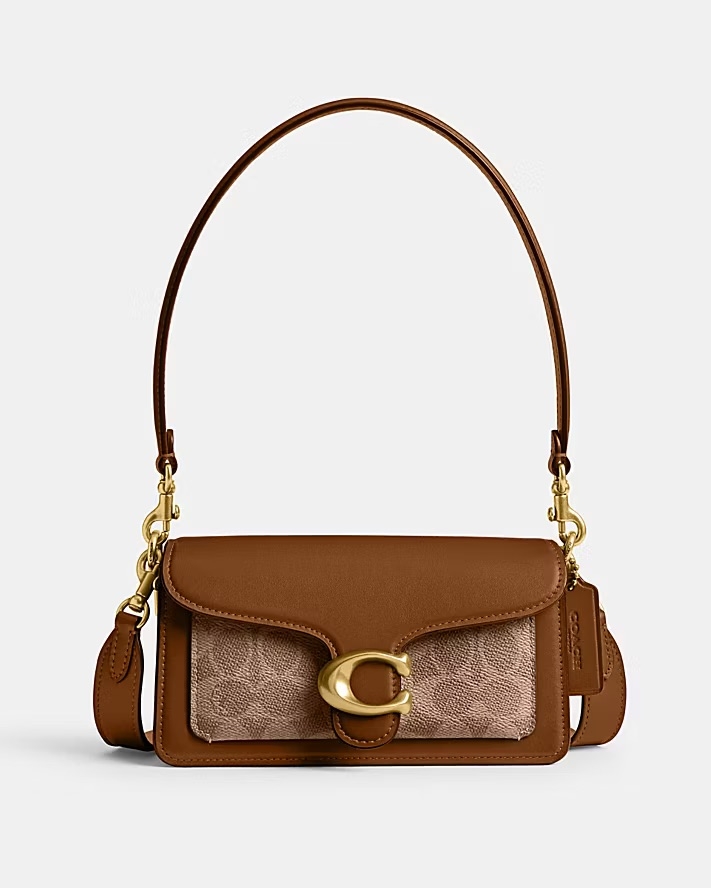 Coach TABBY 經典 SIGNATURE 20 單肩手袋，NT$16,800