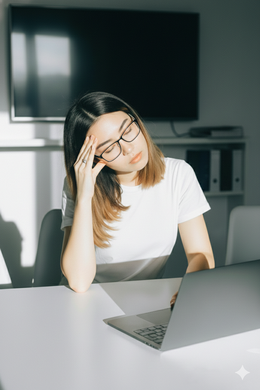 黃體素上升會讓情緒變得內斂、甚至有點龜毛，但也更容易感到焦慮或水腫。