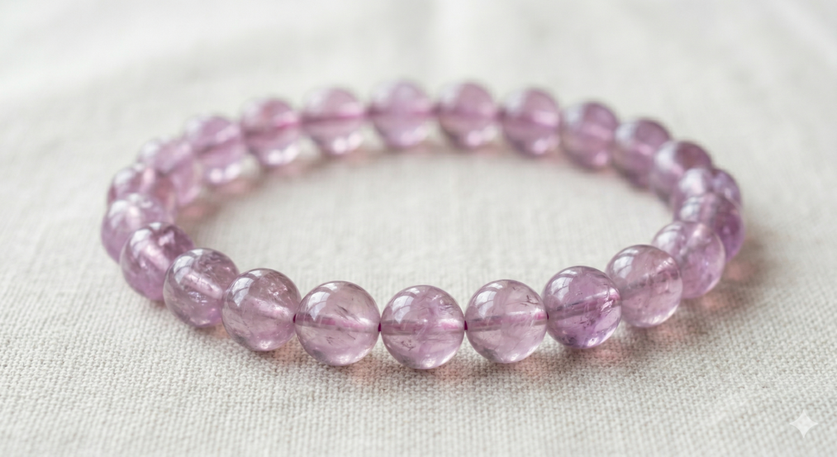 紫鋰輝石擁有獨特的「多向色性」，從不同角度觀察會呈現粉色、紫色或無色。