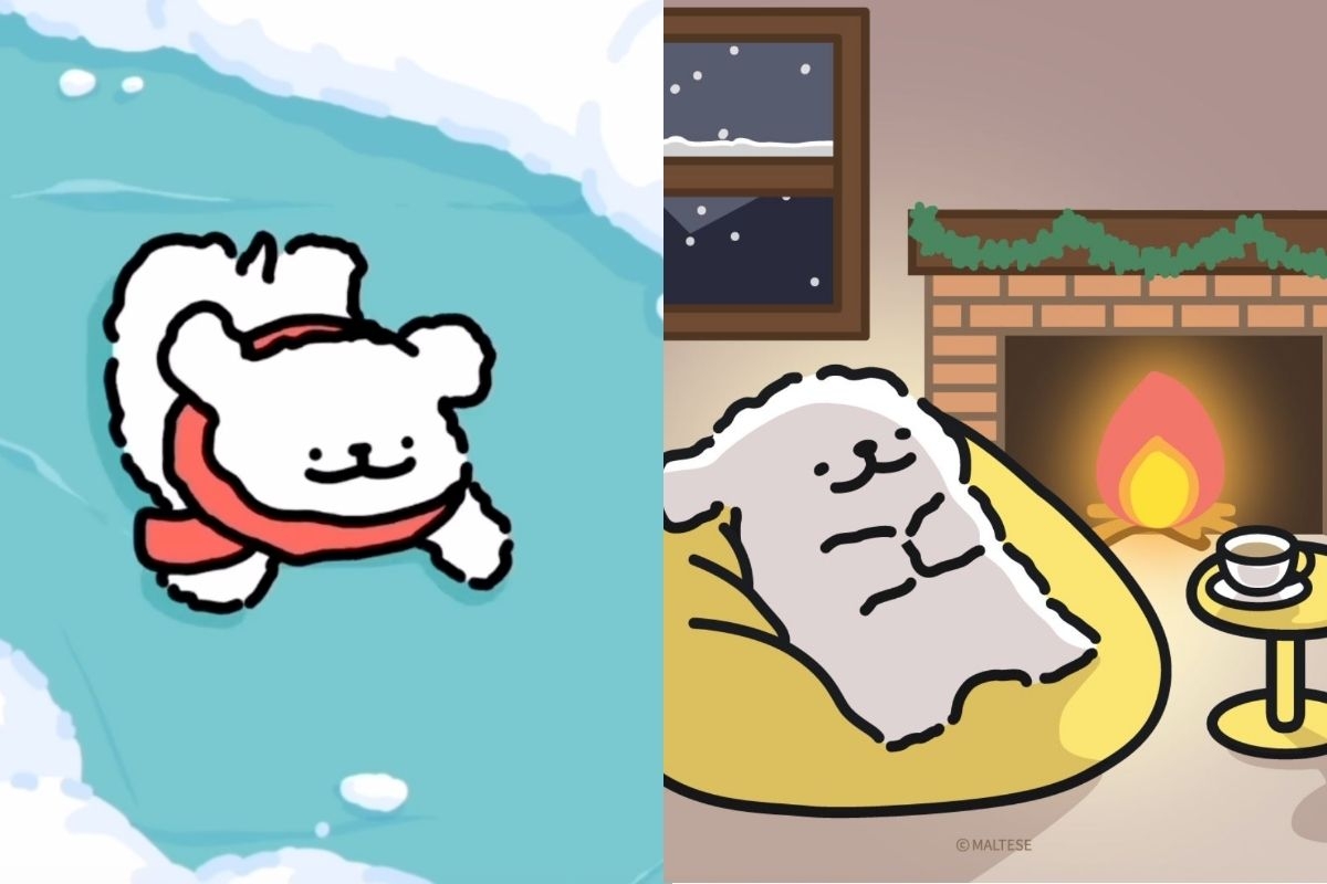 小白狗總是自信爆棚、自認氣場強大。