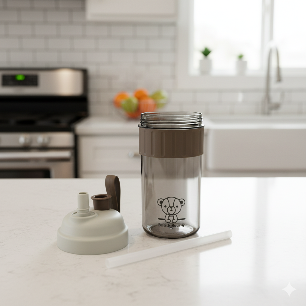 週一至週五全館單筆滿2,500元即贈超萌英國熊便攜吸管水壺