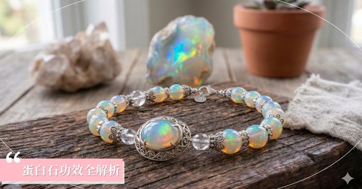 【2026蛋白石全攻略】功效、真假辨識3招與保養禁忌,專家教你挑選命定澳寶!
