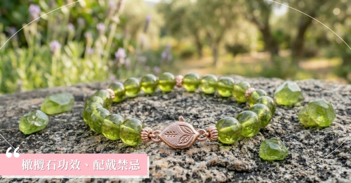 【2026橄欖石全攻略】橄欖石功效有哪些？等級挑選、五行禁忌與八月誕生石意義