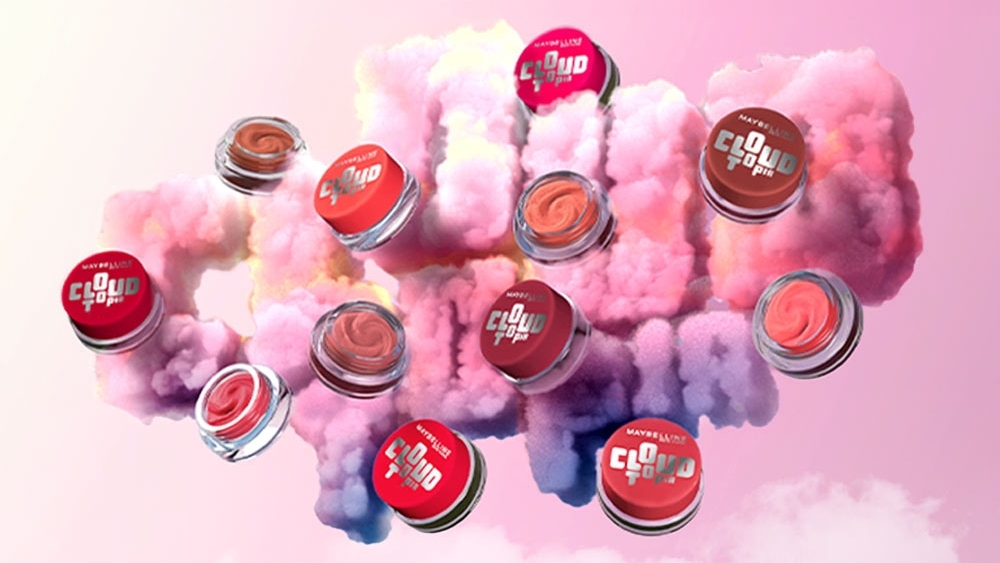 媚比琳 雲朵飄飄柔霧兩用唇頰膏，NT$499 (寶雅獨家)