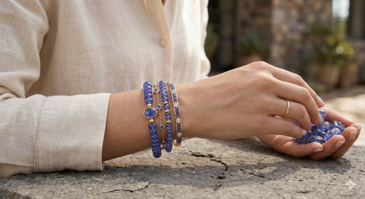 坦桑石不僅是12月誕生石的代表，更因電影《鐵達尼號》中的「海洋之心」原型而聞名世界。