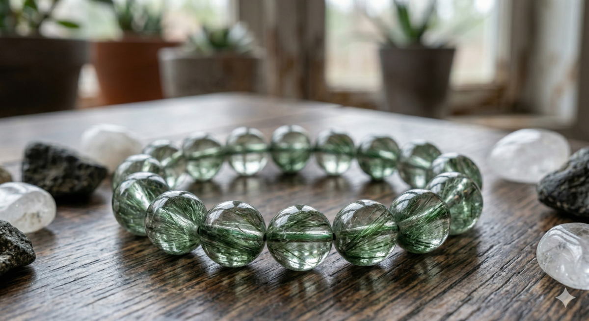 綠髮晶被公認為最能對應「心輪」並助力「事業發展」的強力寶石。