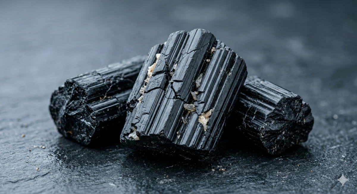 黑碧璽（Black Tourmaline）： 強大的避邪化煞能量，能吸收周遭負能量與壓力，適合常出入醫院或磁場較雜場所的人。