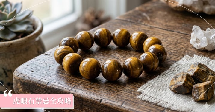 【2026虎眼石全攻略】功效禁忌、顏色種類與等級辨識，這4類人最適合配戴！