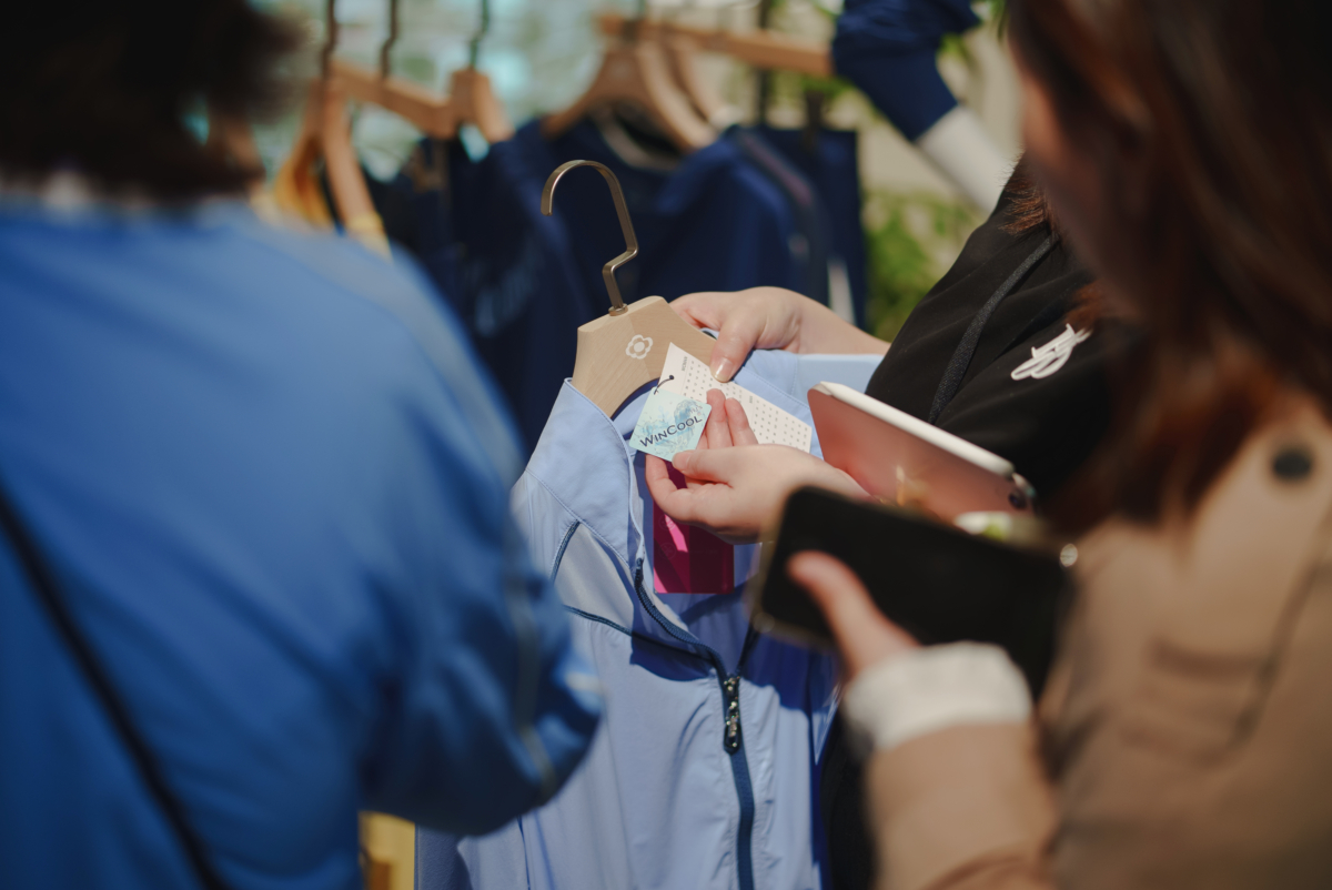 現場膠原蛋白布料體驗 