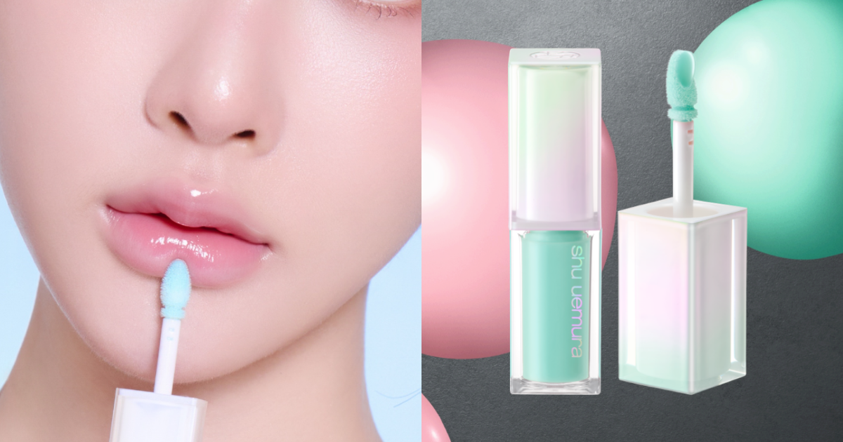 植村秀 無色限玻光潤色嘟唇精華 薄荷藍綠