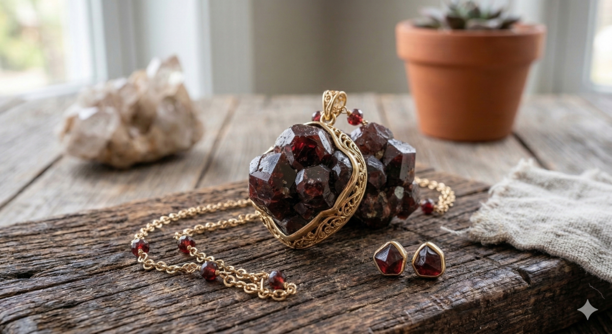 石榴石飾品
