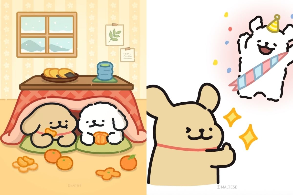 小金毛臉上總是掛著憨厚的笑容。