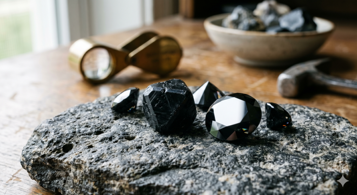 黑尖晶石是一種具有高度美感與靈性的礦石。在寶石學中，它以高硬度與閃耀的金剛光澤著稱