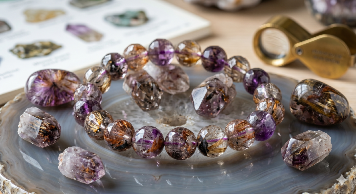 超級七有放大鏡效應，能強化黑曜石的辟邪效果，但建議手串數量不宜過多，以免磁場混亂。