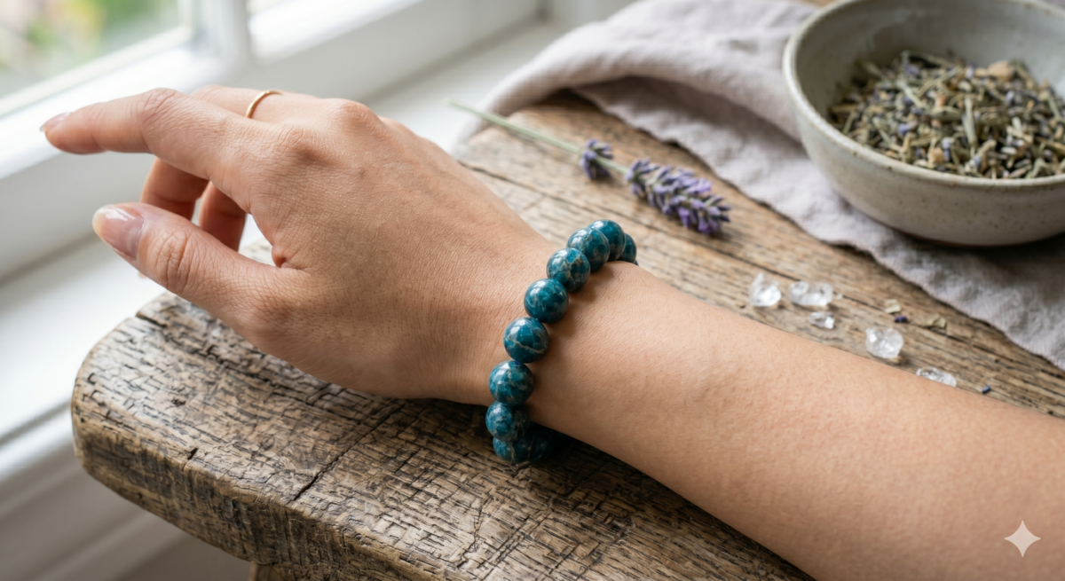 磷灰石是極具誠信的「溝通之石」與「直覺之石」。