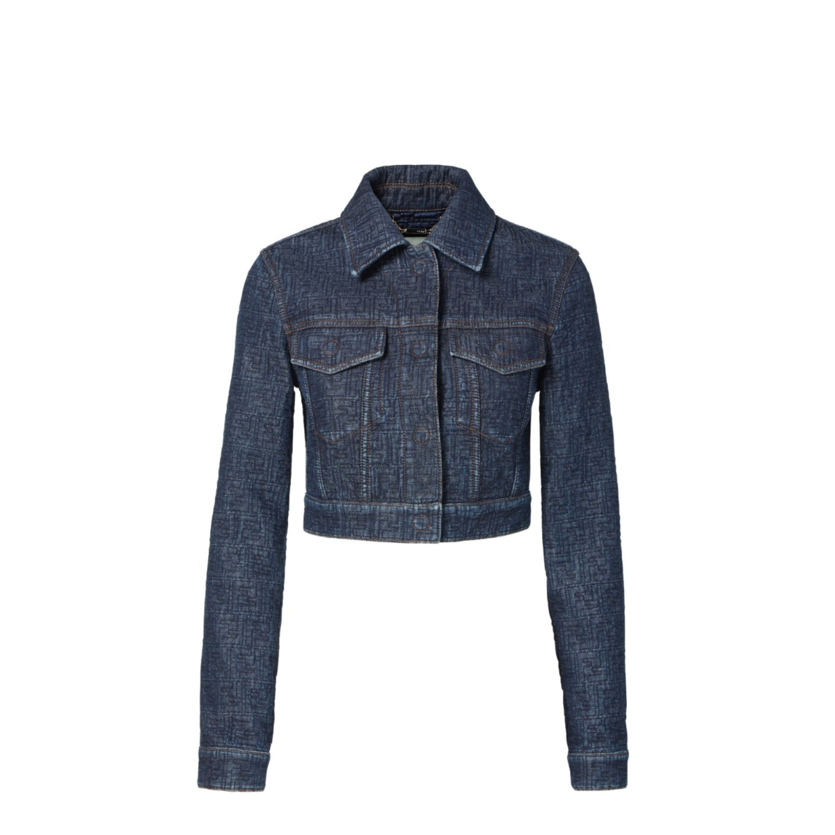 FENDI 深藍色FF丹寧布外套，NT$ 78,000