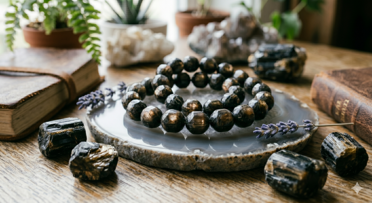 金運石在古埃及文明中，這抹帶有金屬光澤的貓眼虹彩被視為召喚能量漩渦的關鍵，法老常將其作為召喚財富與避邪的聖物。