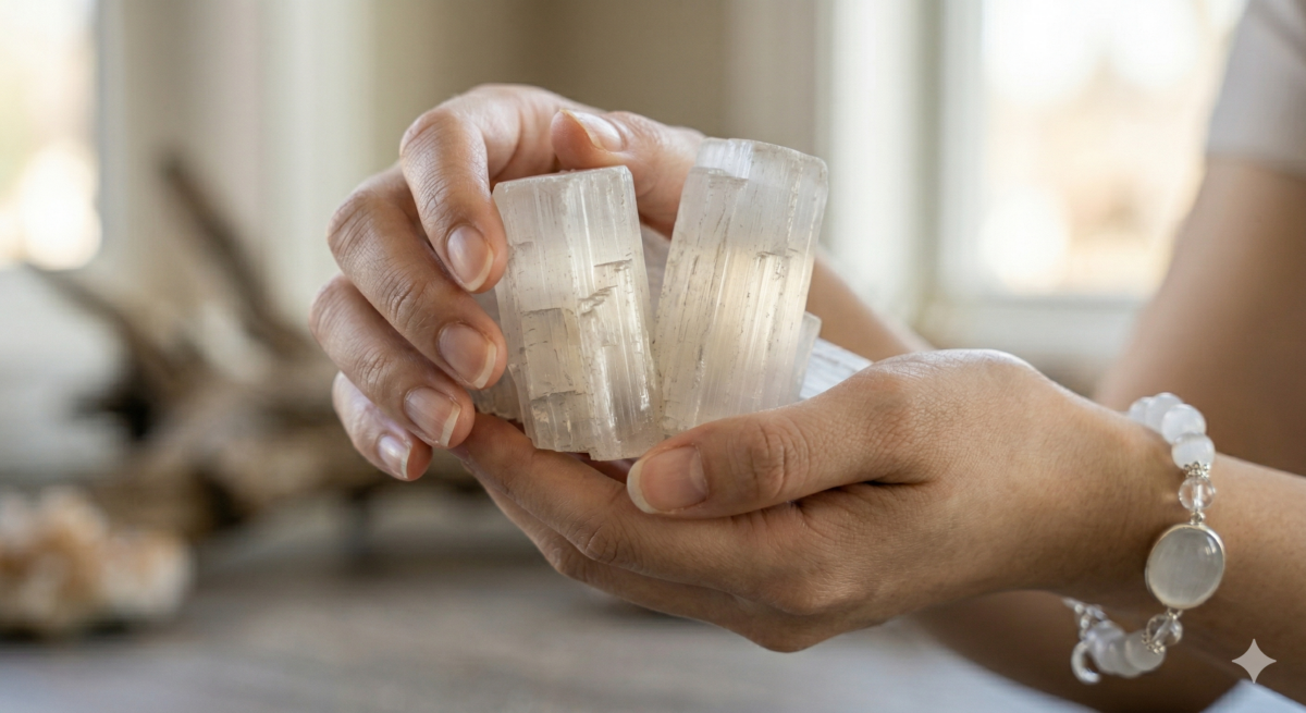 由於透石膏不耐水的特性，請避開傳統的流水消磁法