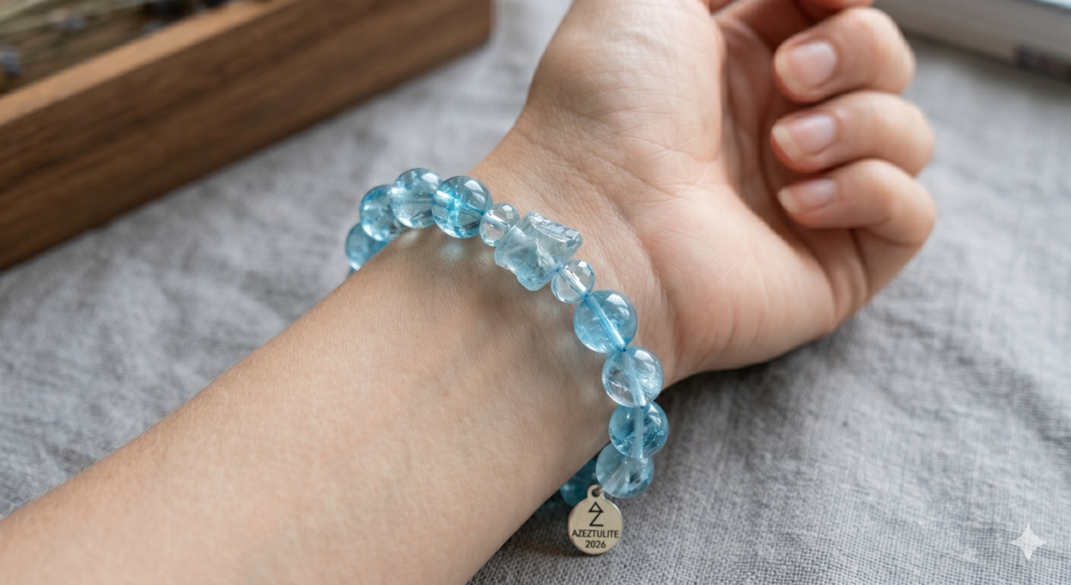 挑選托帕石時，建議優先觀察其色澤的飽和度與通透感，不同色彩象徵著不同的祝福