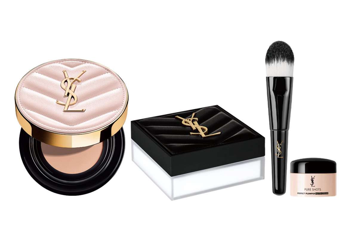 YSL 全台專櫃母親節開打期間凡購買任一底妝、定妝商品享YSL迷你底妝刷＋極效修護精華凝霜7ml。 （價值NTD 1,343）