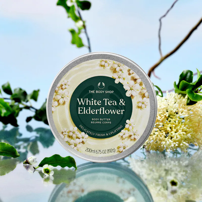 The Body Shop 花漾白茶身體滋養霜200ml，NT$1,080