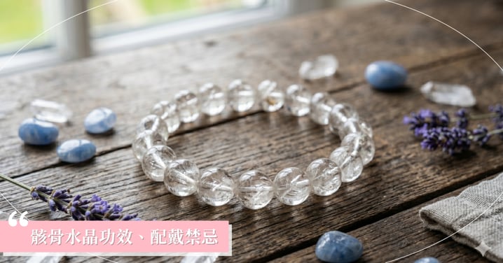 【2026骸骨水晶攻略】骸骨水晶功效有哪些？地球最古老的記憶：種類辨識、靈性意義與淨化全攻略