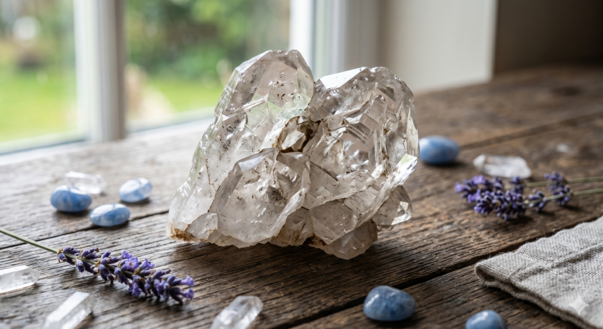 骸骨水晶（Skeletal Quartz），又常被稱為骨幹水晶（Elestial Quartz）。