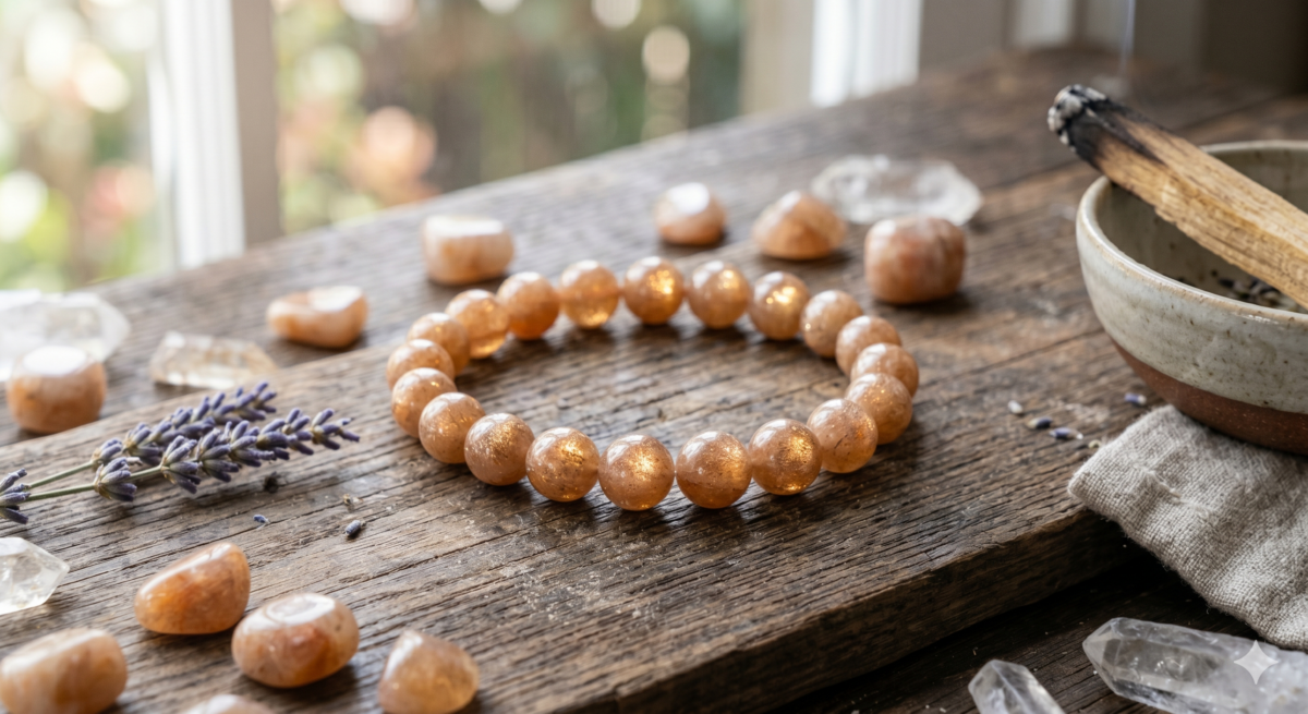 金太陽石最迷人之處在於晶體內部含有細小的赤鐵礦或針鐵礦片，當光線照射時，會閃爍出如金屬般耀眼的「砂金效應」（Aventurescence），猶如太陽散發的光芒。