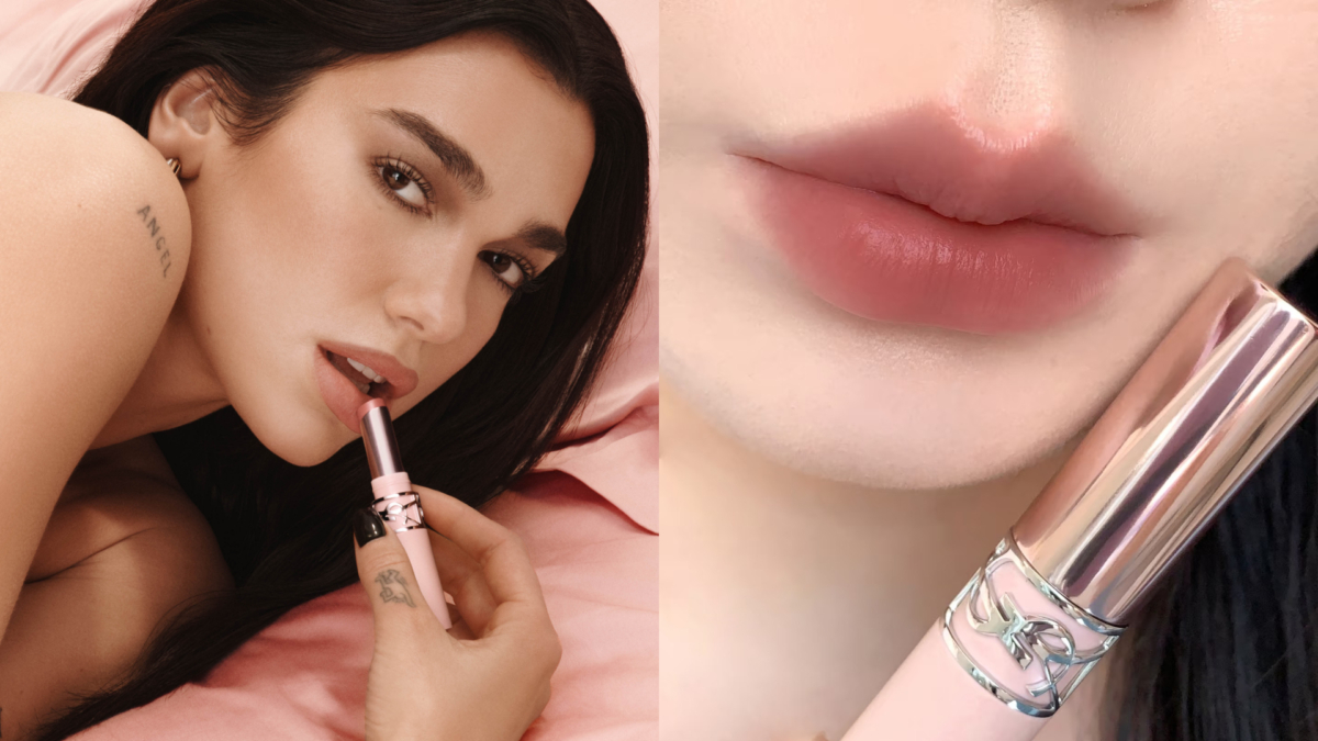 她的唇色不需要解釋！Dua Lipa的煙霧裸粉唇打造高級氣場，母親節用YSL唇彩，喚醒她的自信態度與氣場魅力！
