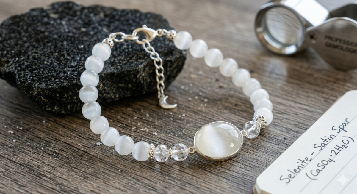 在能量學中，透石膏被視為最強大的淨化礦石之一，不僅能療癒身心，更是唯一能自動為其他水晶消磁的「能量充電站」。