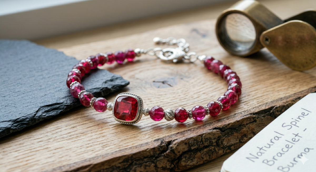 作為等軸晶系的能量礦石，尖晶石象徵著「穩定」與「復原」。