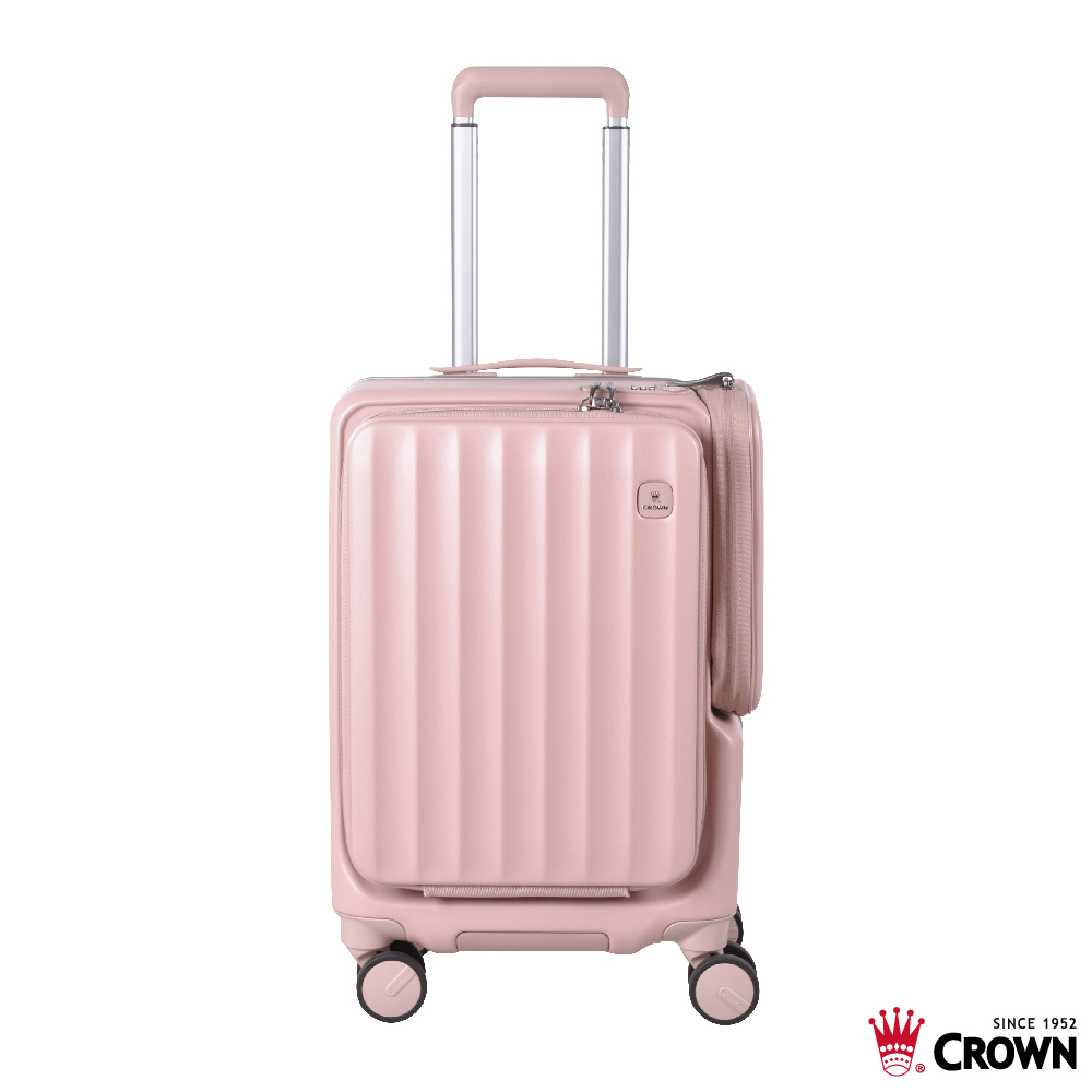 CROWN全新WAVE磁吸側袋箱WAVE_19.5吋_奶霧玫瑰，NT$9,880