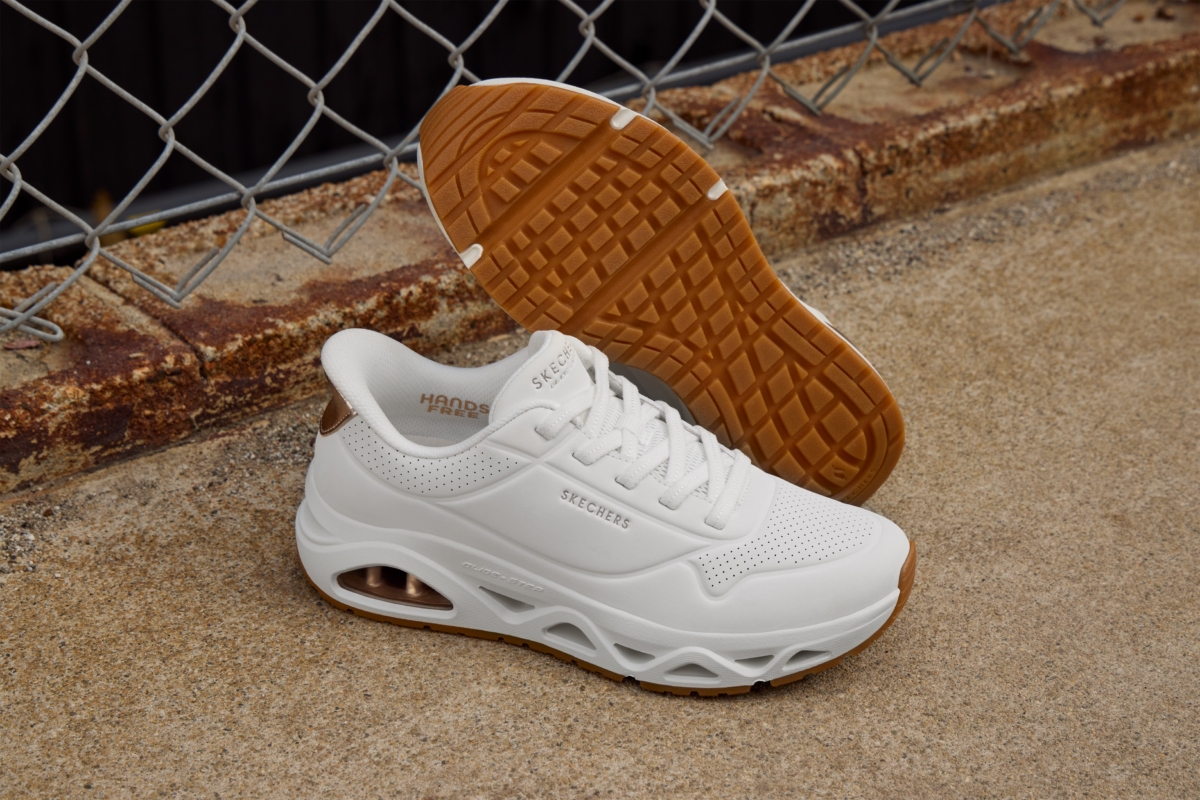 SKECHERS UNO GLIDE-STEP 舒適小白鞋