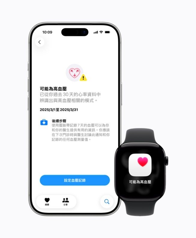 透過 Apple Watch 內建的光學心率感測器，持續分析血管對心跳的反應。