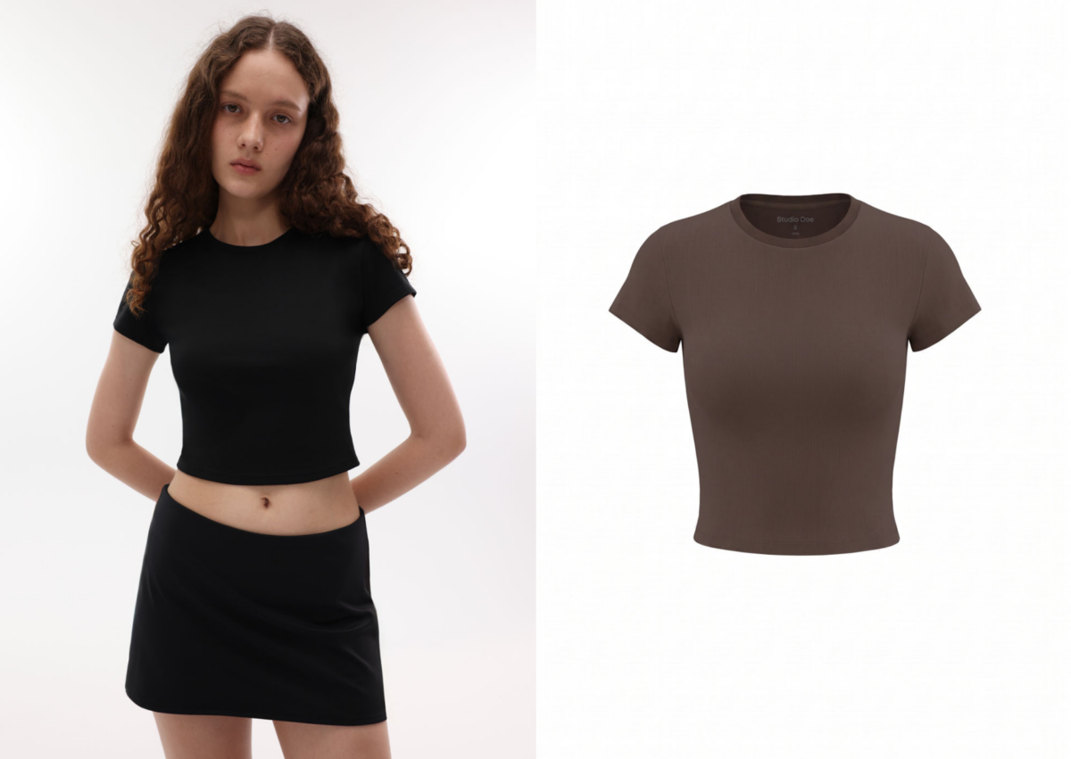 Perfect Fit 3D美腰纖形Tee(短版)：建議售價 $980 / 黑.白.卡其.深咖 / S.M.L