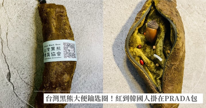 【台灣黑熊大便鑰匙圈】紅到韓國人掛在PRADA包！花蓮黑熊教育館排遺鑰匙圈價格、最新補貨搶購攻略