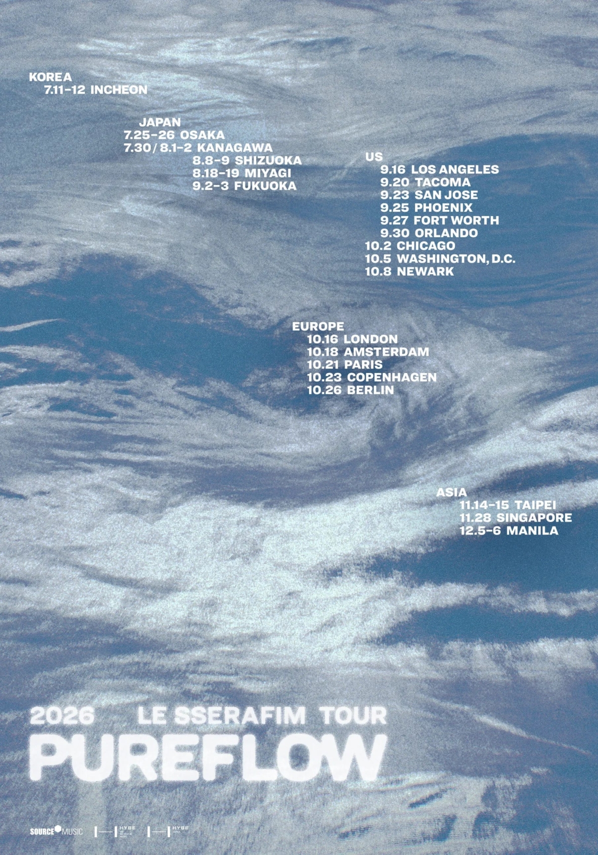 LE SSERAFIM 2026演唱會