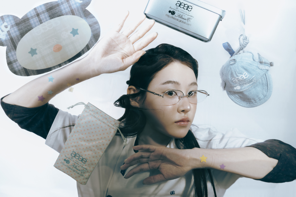 KlassiC. x aeae HANDMADE眼鏡_霧銀框，NT$3980