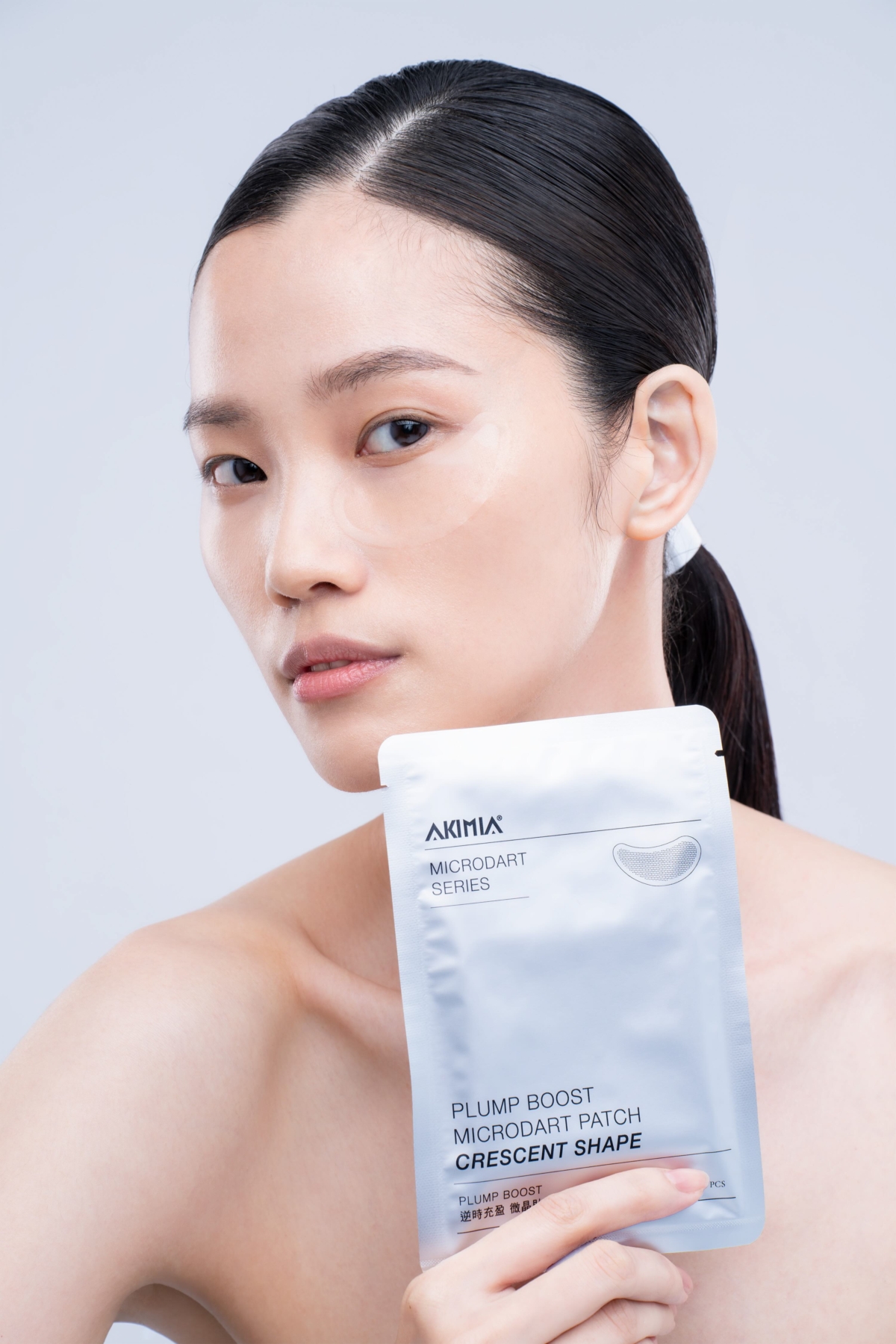 AKIMIA 逆時充盈微晶貼片月牙款（1對/包）NT$580