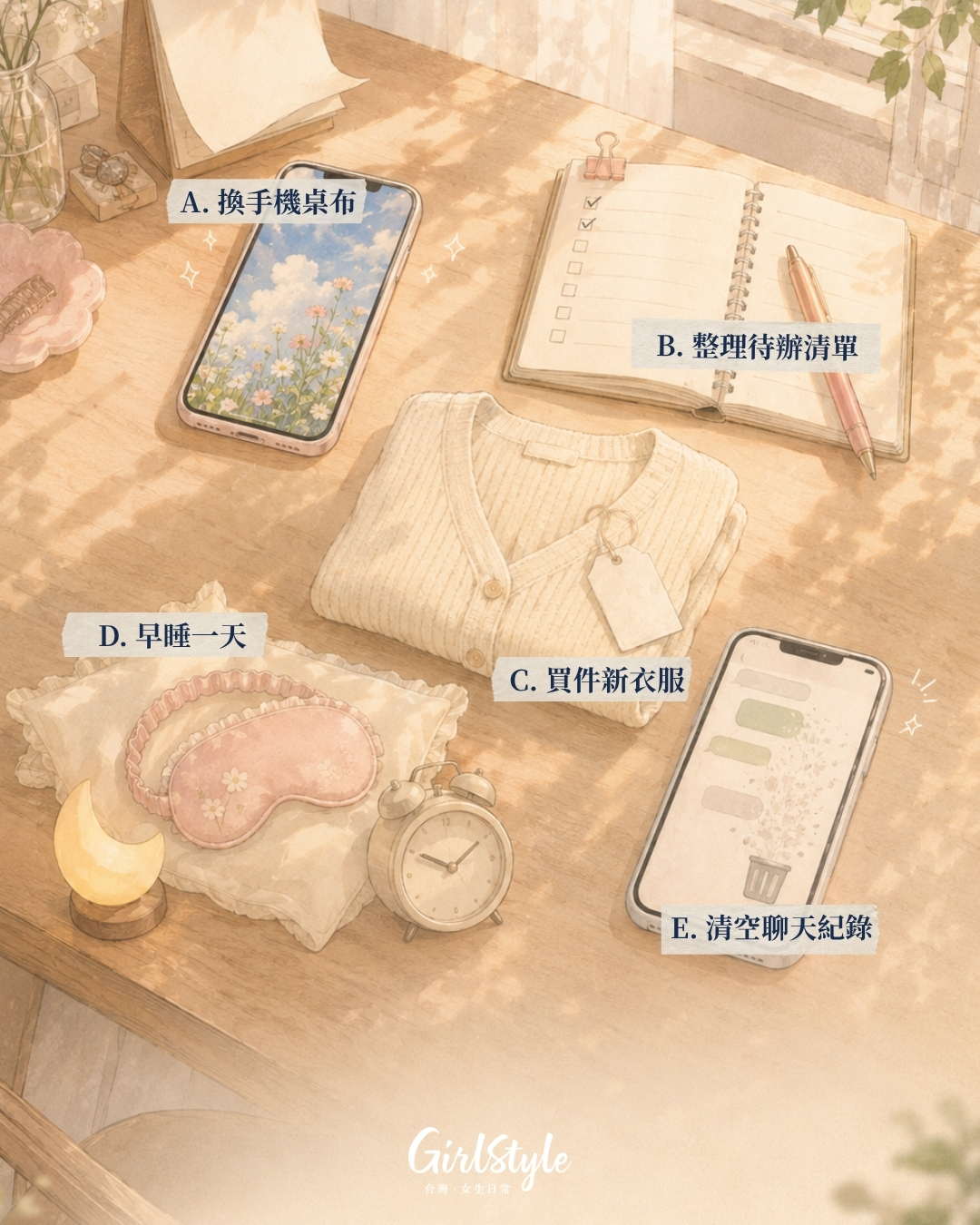 Q｜9月開始前，你最想先做好哪一件事？