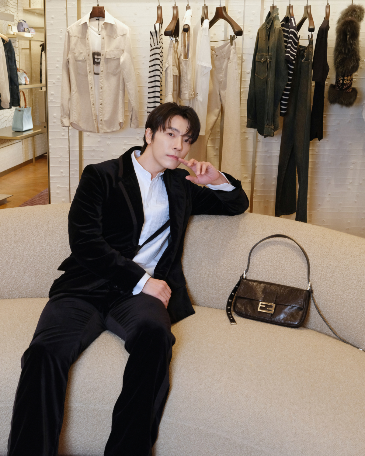 FENDI 2026-27年秋冬系列於台北101精品店盛大上市，東海(Super Junior)共襄品牌盛會