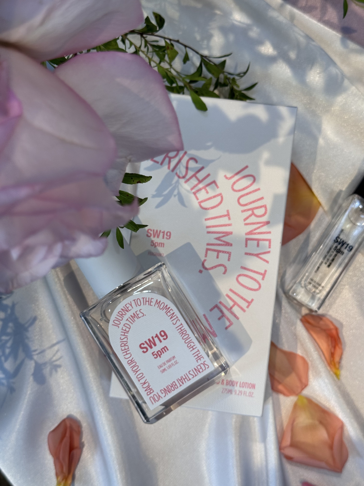 SW19 5pm ROSE PETAL淡香精12ml，NT$1,280/50ml，NT$3,280